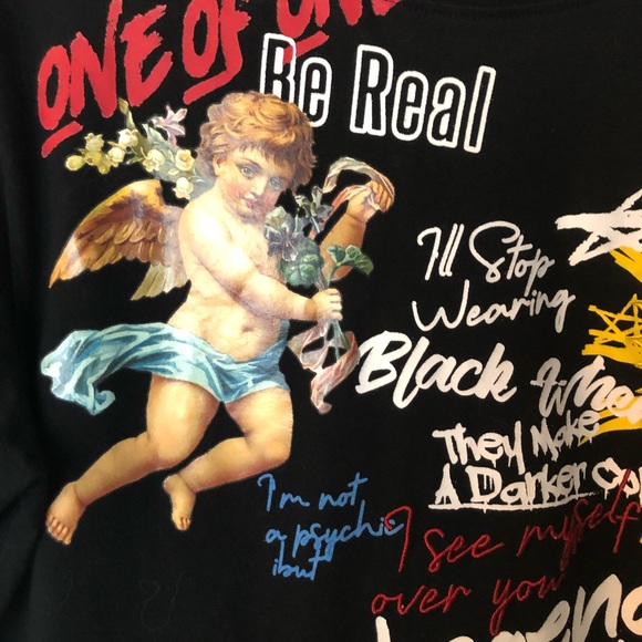 Tee: 8ighth/dstrkt be real embroidered tee xxl used - Picture 3 of 5